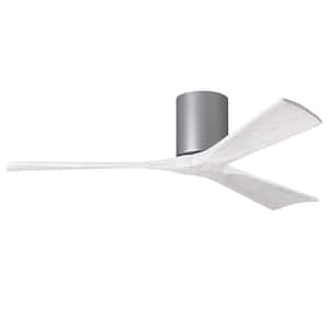 Irene-3H 52 in. Indoor/Outdoor Brushed Nickel Ceiling Fan