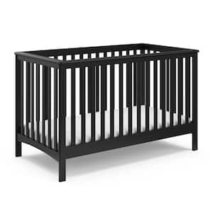 Hillcrest Black 4-in-1 Convertible Crib