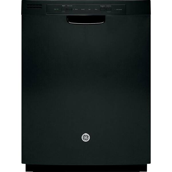 GE Front Control Dishwasher in Black