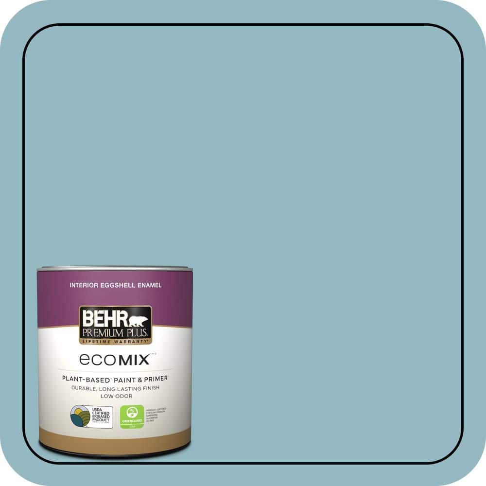 1 qt. #PPU13-09 Tahoe Blue Eggshell Enamel EcoMix Plant-Based Interior Paint & Primer price history on PriceWatchPro