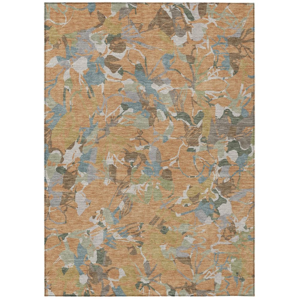 Chantille Machine Washable Indoor/Outdoor Abstract ACN3005 Copper 8 ft. x 10 ft. Area Rug price history on PriceWatchPro