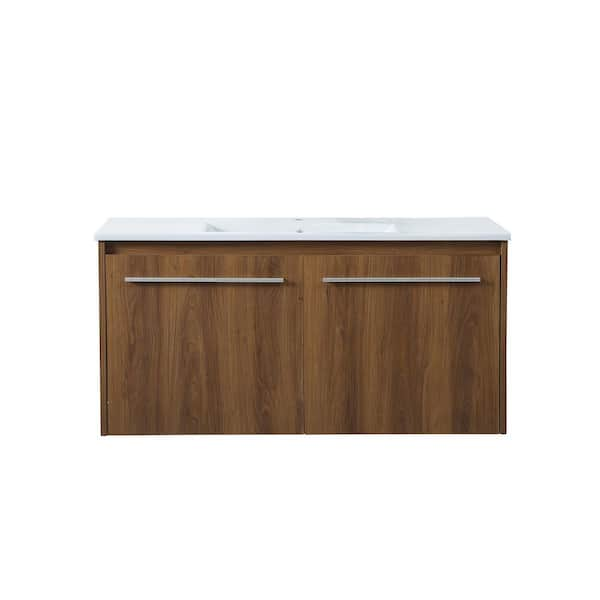 Simply Living 40 in. W x 18.31 in. D x 19.69 in. H Bath Vanity in ...