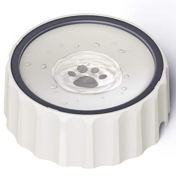 Unbranded Large Capacity 70oz./2L Non-Slip No Spill Pet Water Bowl Slow Feeder No Drip Design for Dogs Cats Small Animals