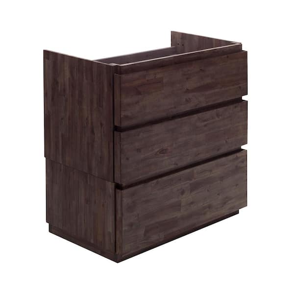 Formosa 35 in. Freestanding Single Bath Vanity Cabinet without Top in Acacia