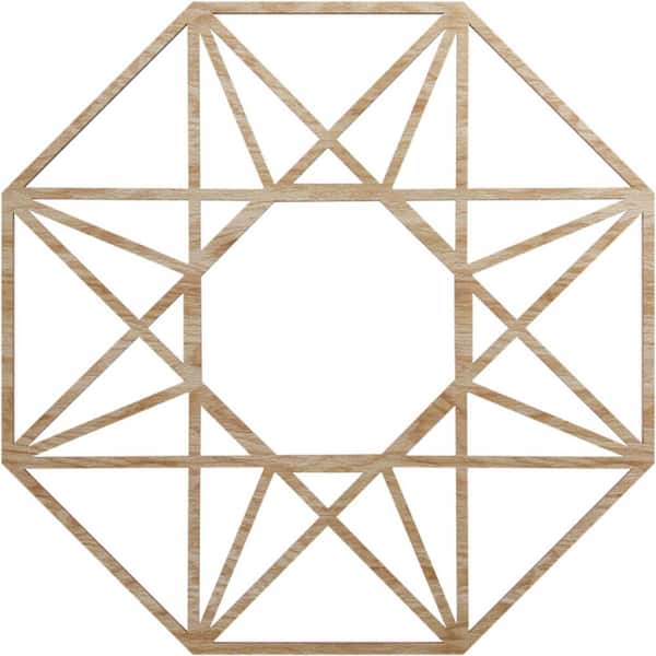 Ekena Millwork 0.25 in. x 8.5 in. x 22 in. Wood Medallion Moulding