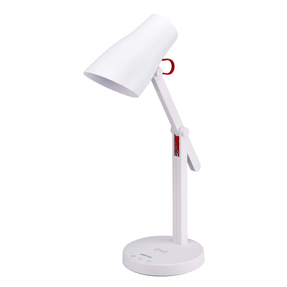 Ultrabrite Silver Modern Style Desk Lamp With Mood Light