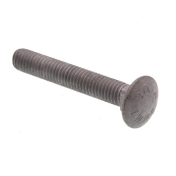 100 3/8-16 x 1-1/2 Carriage Bolts Hot Dipped Galvanized 