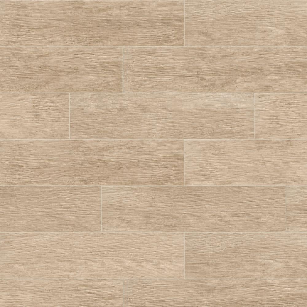 TrafficMaster Capel Timber 6 in. x 24 in. Matte Ceramic Wood Look