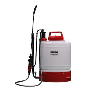 4 Gal. Multi-Purpose Backpack Manual Sprayer with Piston Pump and Adjustable Nozzle for Turf or Farming Applications