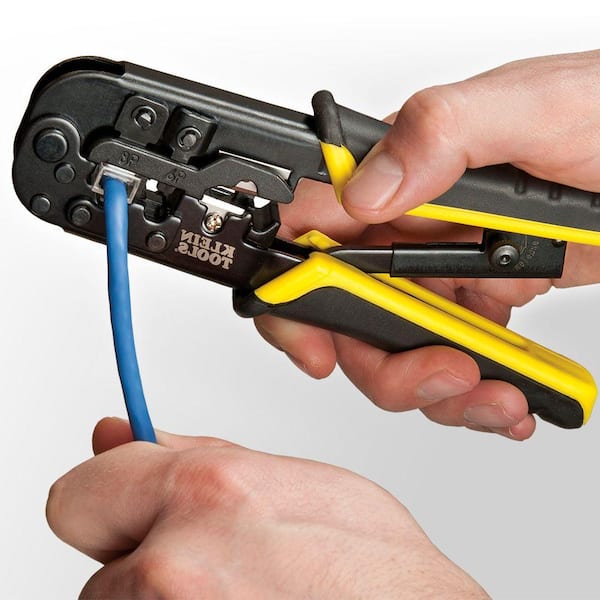 Crimping Tool & Wire Strippe Ethernet Network Internet Cable Crimp Crimper Tool 