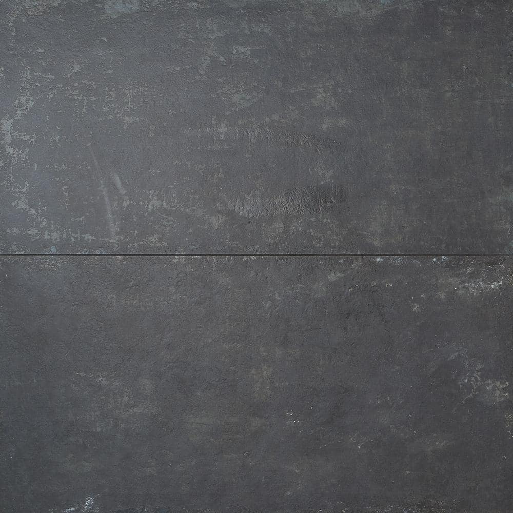 Stonehenge 24'' x 48'' Matte Black Porcelain Tile