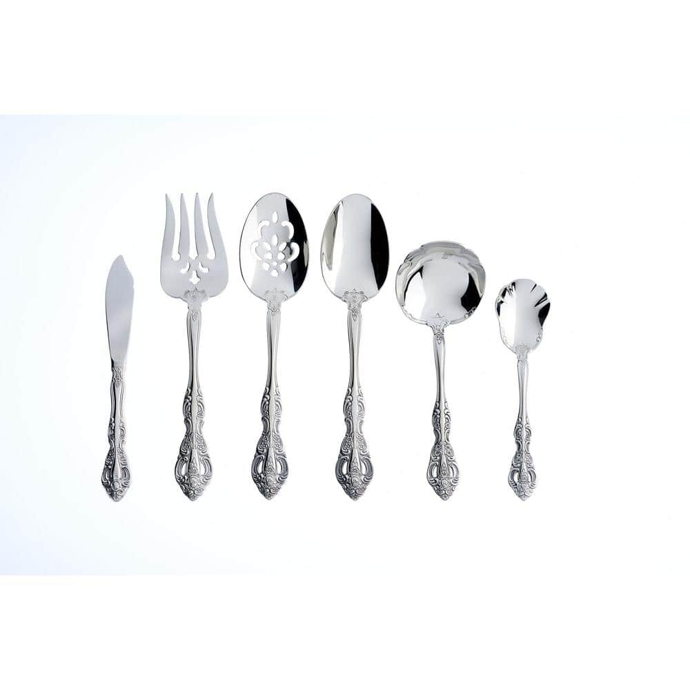 UPC 079363003195 product image for Michelangelo 6-Piece Silver 18/10-Stainless Steel Flatware Set (Service For 1) | upcitemdb.com