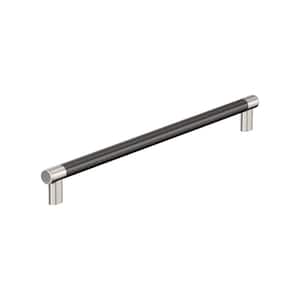 Esquire 18 in. (457 mm) Center-to-Center Polished Nickel/Gunmetal Appliance Pull