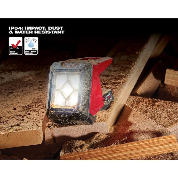 Milwaukee M12 12-Volt 1000 Lumens Lithium-Ion Cordless Rover LED Compact Flood Light (Tool-Only)