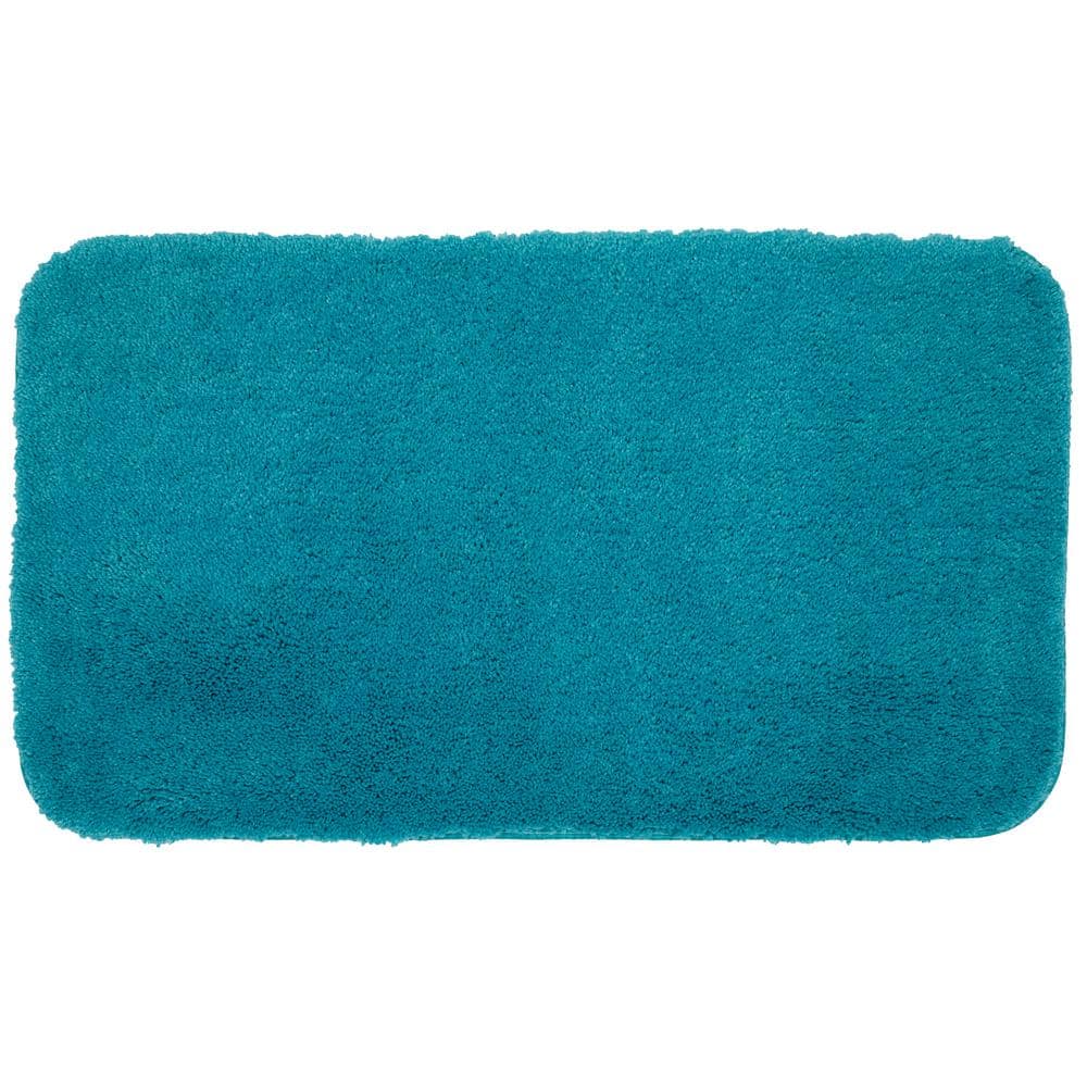 Turquoize Bath Rug Runner for Bathroom 59 x 20 Extra Large Turquoise Bath  Mat Runner Oversized Bathroom Mat Machine Washable Bath Rug Perfect for