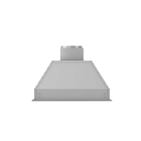 28 in. 400 CFM Ducted Range Hood Insert in Stainless Steel