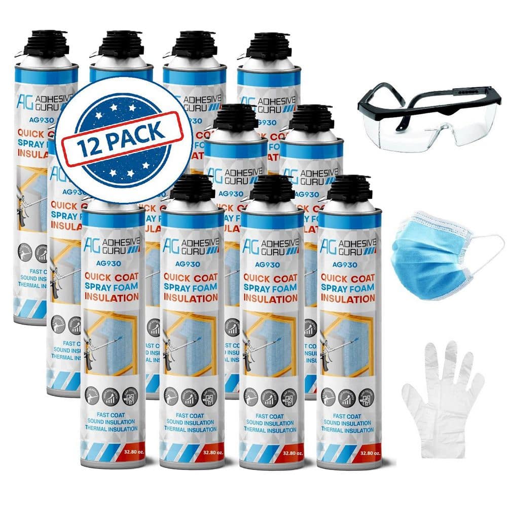 AG930 32.8 oz. Heat Insulation Spray Foam Sealant, Self Expanding Polyureth