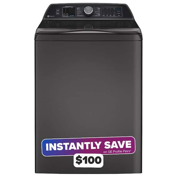 Profile 5.4 cu. ft. High-Efficiency Smart Top Load Washer in Diamond Gray with Quiet Wash Dynamic Balancing Technology