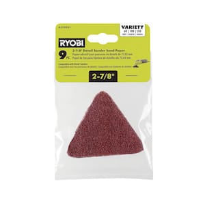Fine Grade Pack of 10 Norton 07660749282 Adhesive Backed Triangle Sanding Sheet for Ryobi Sander P150 Grit 