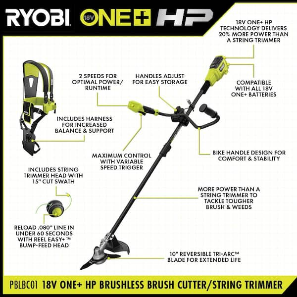 Ryobi one plus brush cutter sale