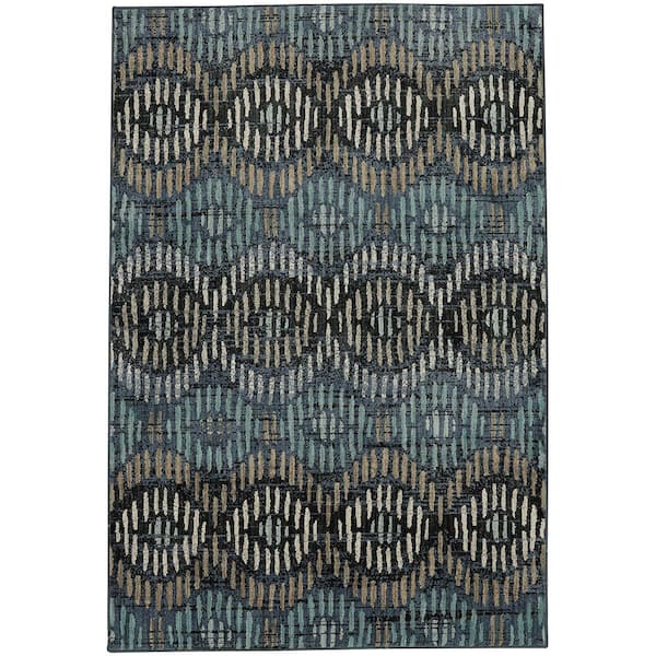 Mohawk Home Apollo Lagoon 5 ft. x 8 ft. Geometric Area Rug
