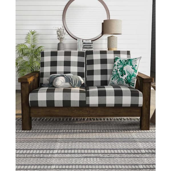 Plaid living deals room furniture sets