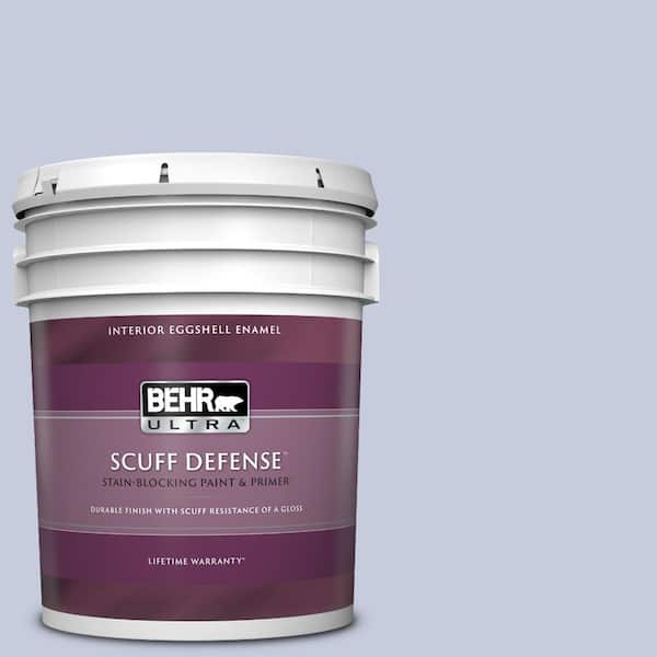 BEHR ULTRA 5 gal. #BIC-08 Sweet Lavender Extra Durable Eggshell Enamel Interior Paint & Primer