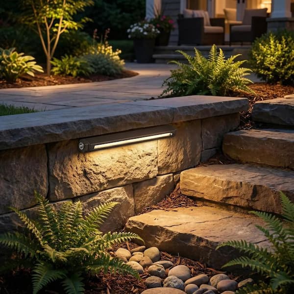Sofiton 4-Pack 200 Lumens Low Voltage Bronze Integrated LED