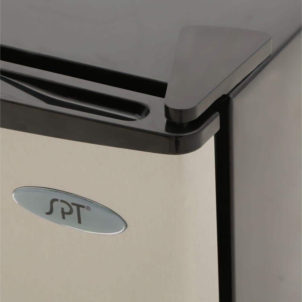 Compact Stainless Steel 1.1 Cu. Ft. Undercounter Upright Freezer