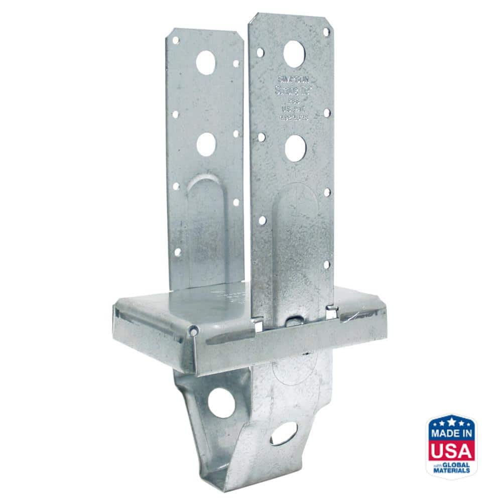 UPC 044315064968 product image for PBS Galvanized Standoff Post Base for 4x6 Nominal Lumber | upcitemdb.com