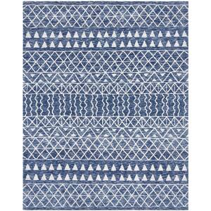 Tribal Blue 5 ft. 6 in. x 8 ft. 6 in. Area Rug