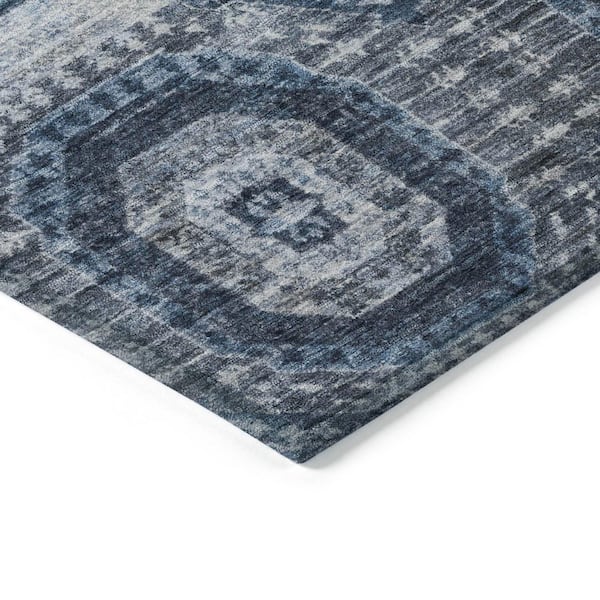 Chantille Machine Washable Indoor/Outdoor Abstract ACN1926 Blue 3 ft. x 4 ft. Area Rug