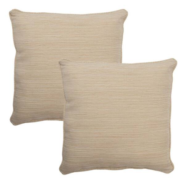 Unbranded Desert Sand Outdoor Throw Pillow (2-Pack)