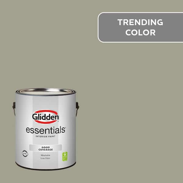 Glidden Essentials 1 gal. PPG1028-4 Smoky Slate Eggshell Interior Paint