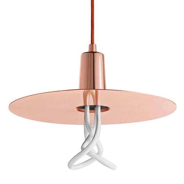 Plumen 1-Light Copper CFL Indoor Drop Hat Shade