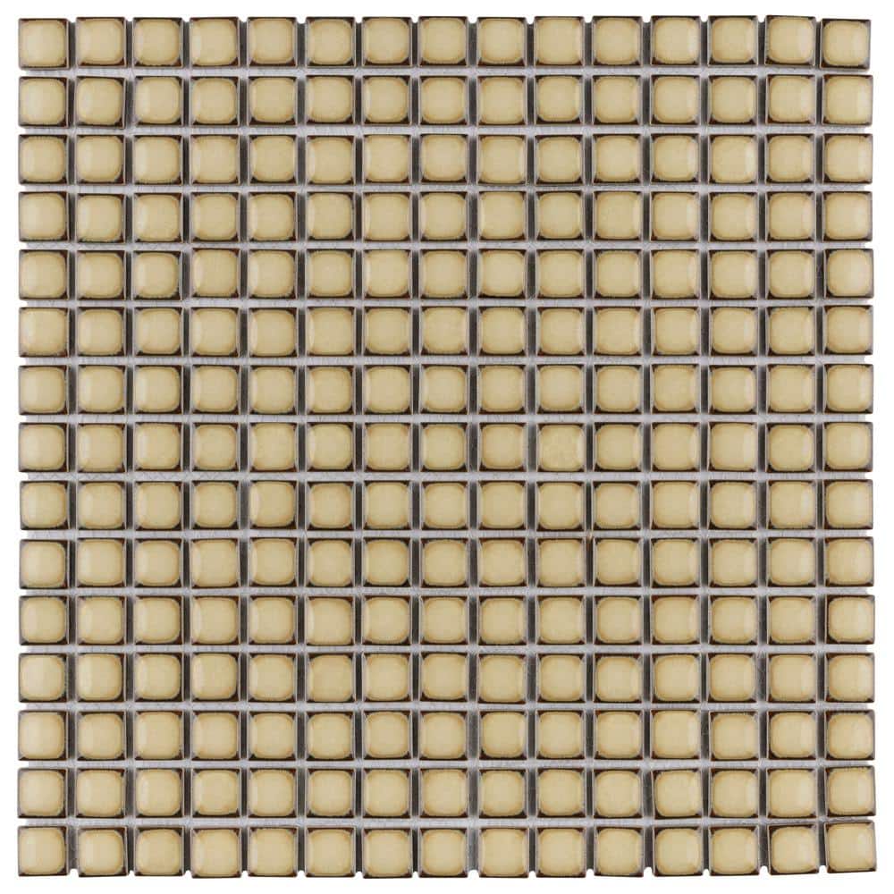 Hudson Edge Caffe 12 in. x 12 in. Porcelain Floor and Wall Mosaic Tile (10.6 sq. ft./Case) price history on PriceWatchPro
