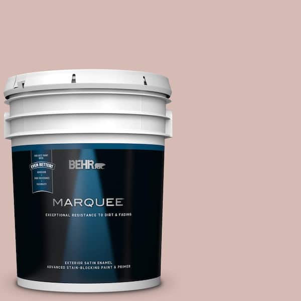 BEHR MARQUEE 5 gal. #UL110-13 First Waltz Satin Enamel Exterior Paint and Primer in One