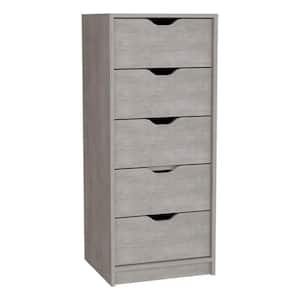 16.30 in. W x 17.70 in. D x 42.40 in. H Gray Pine Outdoor Storage Cabinet