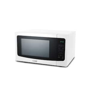 21.8 in. Width 1.6 cu. ft. White 1100-Watt Countertop Microwave Oven