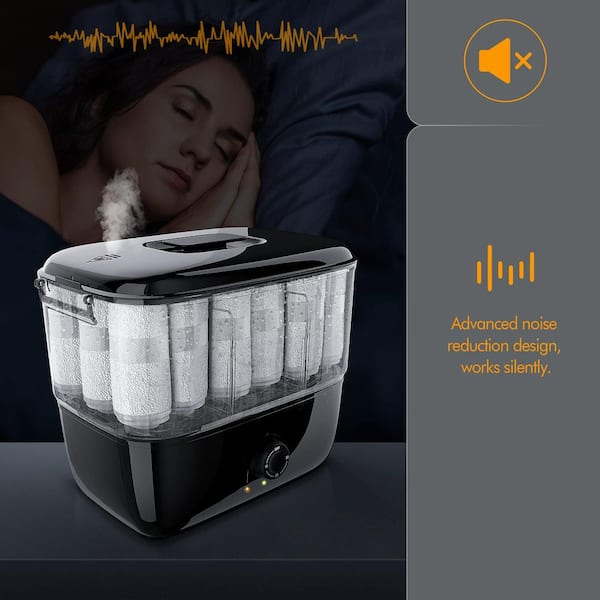 Adrinfly Electric Towel Steamer Hot Warmer 600W Tabletop Heater