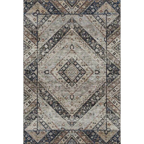 Addison Rugs Mayfield Premium Machine Washable Abstract AMF2195 Black 8 ...