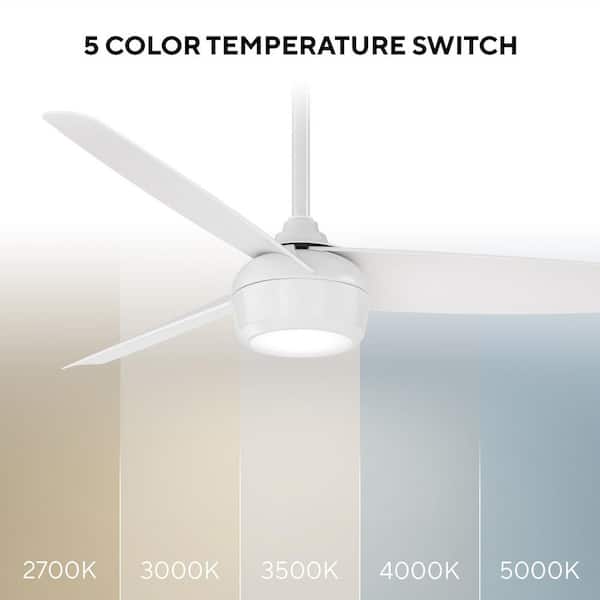 WAC Lighting Ferris 52 in. Smart Indoor/Outdoor Matte White