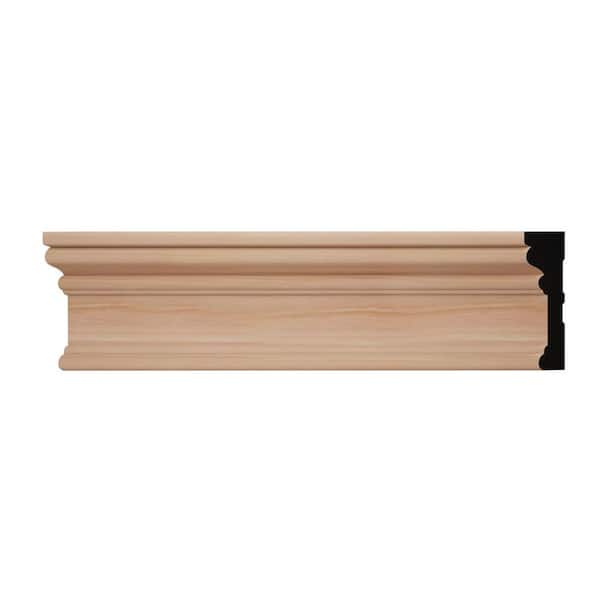 Ekena Millwork BRB3 0.69 in. D x 2.25 in. W x 6 in. L Wood (Cherry) Casing Sample