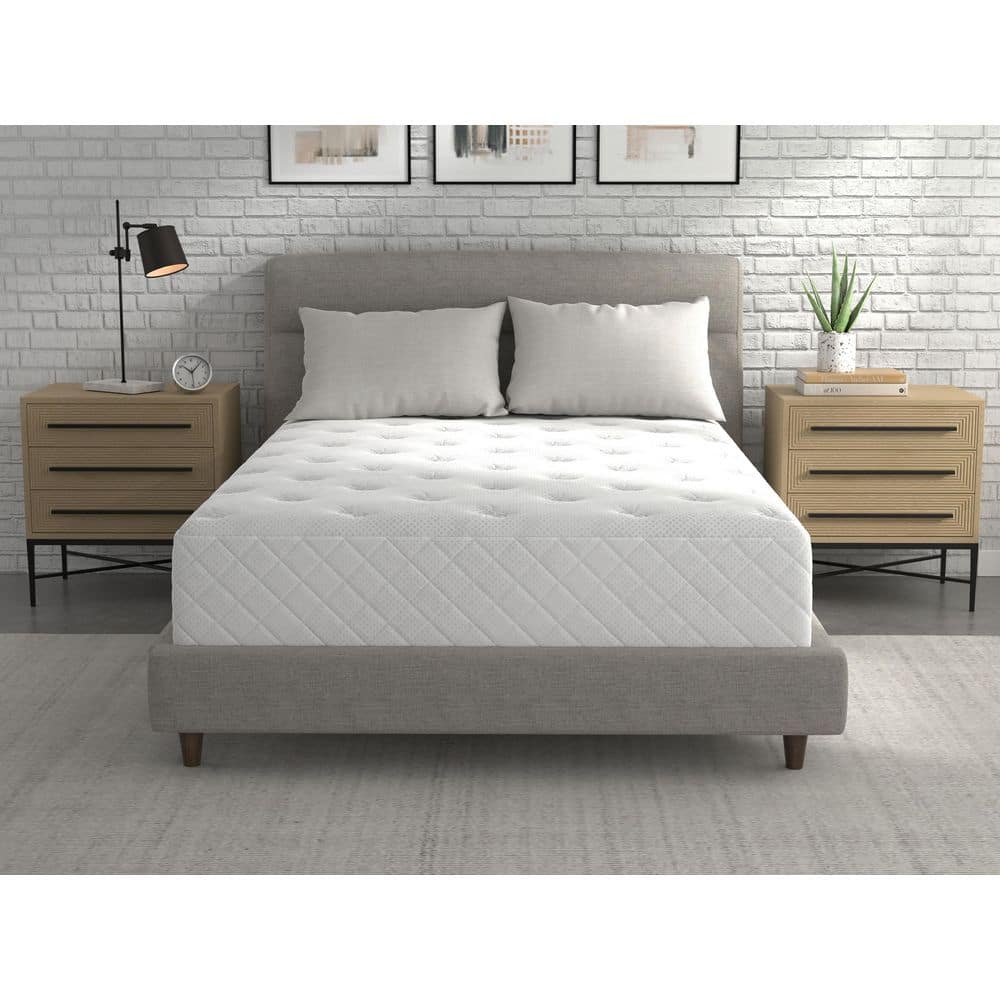 SLEEPFRESH Clean and Cool Twin XL Medium Memory Foam 12 in. Mattress