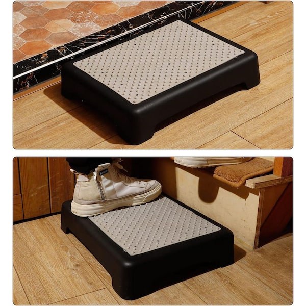 One Step Stool Safety Platform for Seniors and Adults Non