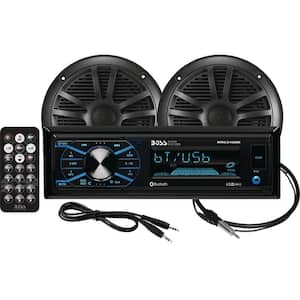 Boss Audio Systems Single Din USB/SD AUX Bluetooth Multimedia Radio Car  Stereo Receiver 611UAB - The Home Depot