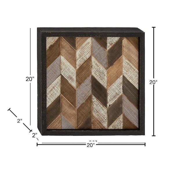 DIY Kit, Wood Art Painting Kit, Geometric Chevron Painting Supply Kit