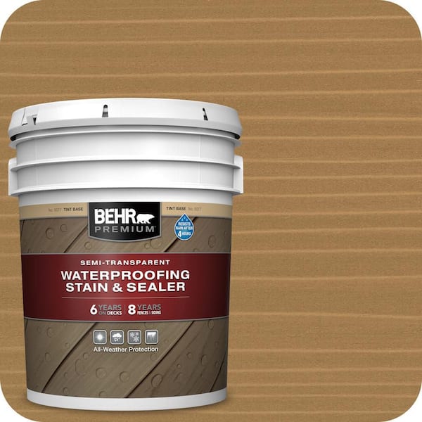 5 gal. #ST-154 Chatham Fog Semi-Transparent Waterproofing Exterior Wood Stain and Sealer