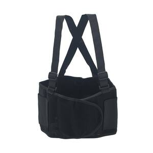 Adjustable Black Back Brace Back Support Work Belt - Medium