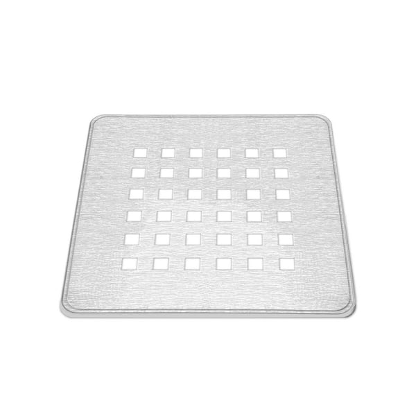 M-D Building Products 4 in. W x 4 in. L Prova Pro-Select Shower Kit Drain Grate-Square-STS